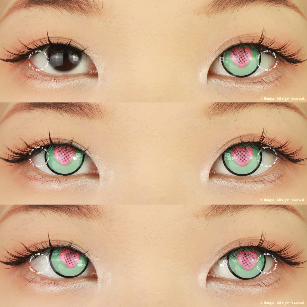 Sweety Pink Love (1 lens/pack)-Colored Contacts-UNIQSO UK