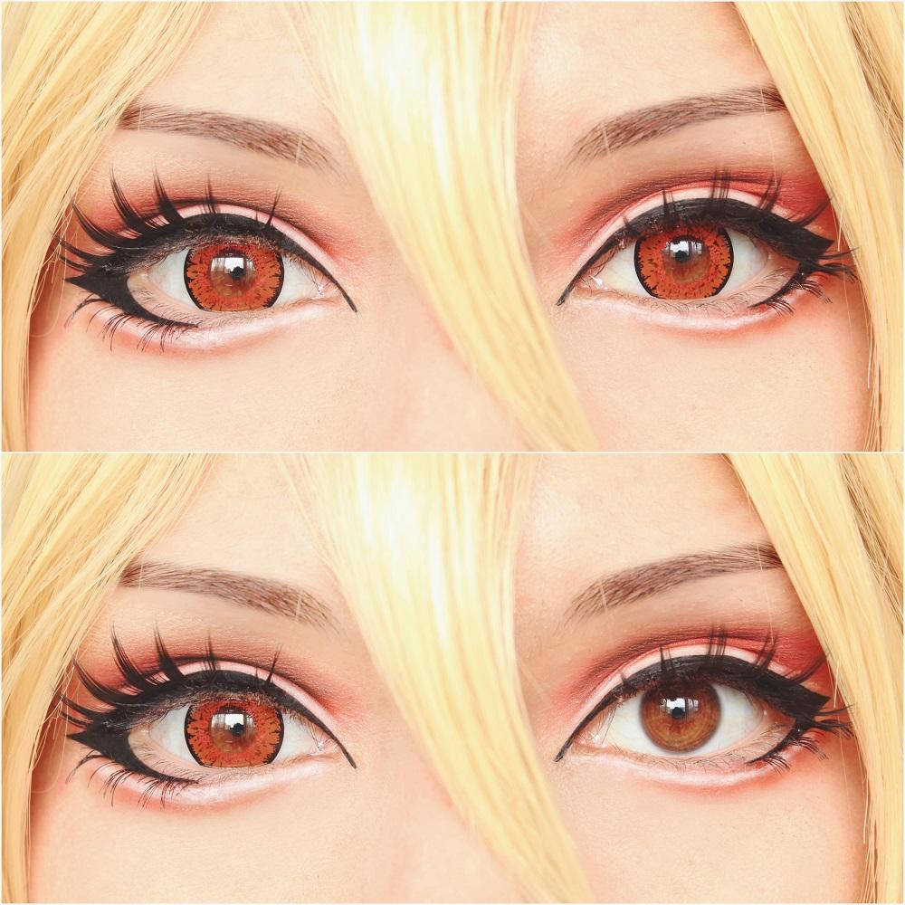 Sweety Queen Light Orange (1 lens/pack)-Colored Contacts-UNIQSO UK