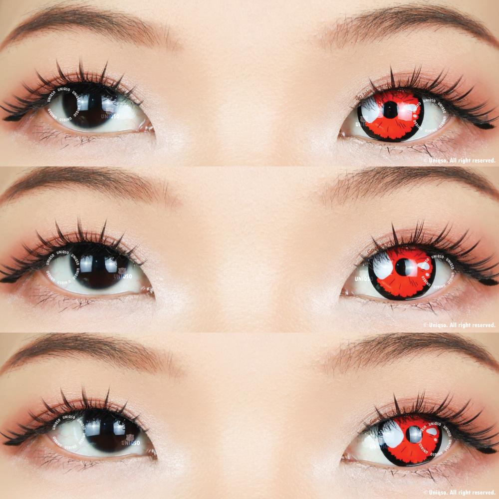 Sweety Real Anime Red (1 lens/pack)-Colored Contacts-UNIQSO UK