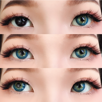 Sweety Retro Blue (1 lens/pack)-Colored Contacts-UNIQSO UK