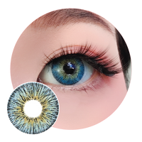 Sweety Retro Blue (1 lens/pack)-Colored Contacts-UNIQSO UK
