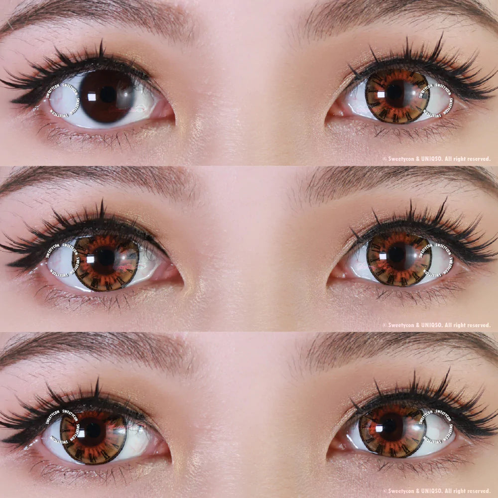 Sweety Roman Clock - With Prescription (1 lens/pack)-Colored Contacts-UNIQSO UK