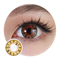 Sweety Roman Clock - With Prescription (1 lens/pack)-Colored Contacts-UNIQSO UK