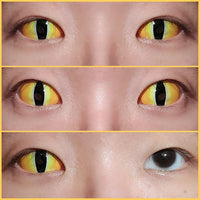 Sweety Sclera Contacts Sauron Yellow (1 lens/pack)-Sclera Contacts-UNIQSO UK