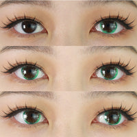Sweety Shining Stars Green (1 lens/pack)-Colored Contacts-UNIQSO UK