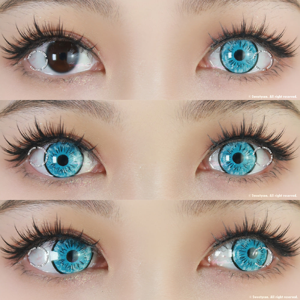 Sweety UV Glow Anime Satoru (1 lens/pack)-UV Contacts-UNIQSO UK