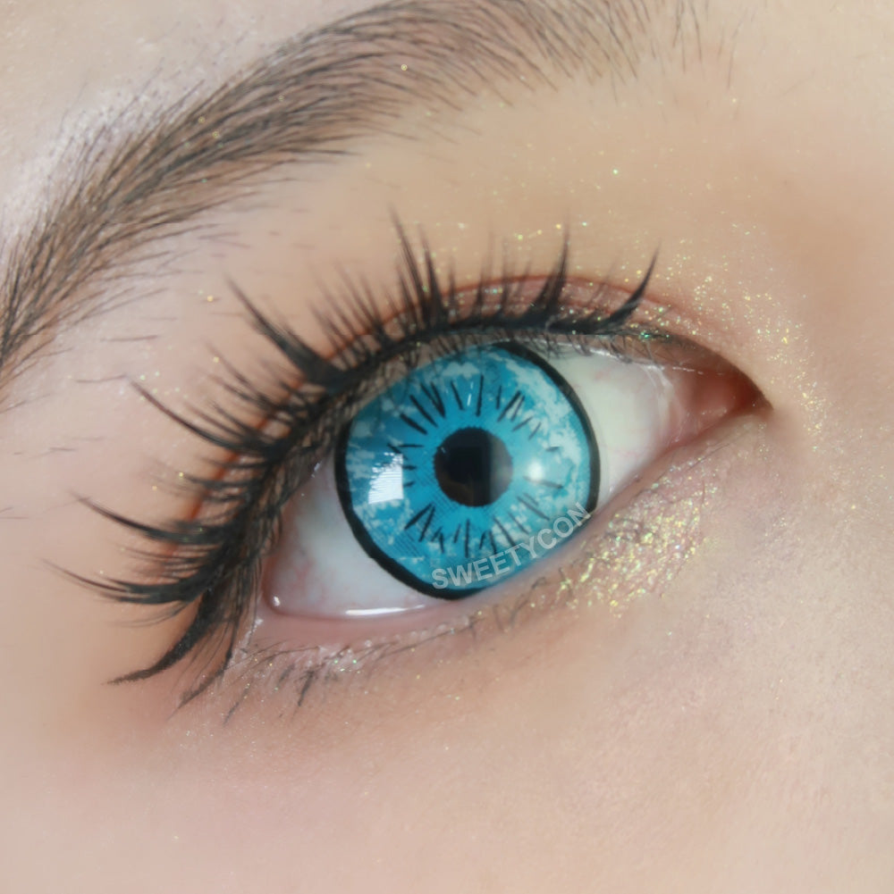 Sweety UV Glow Anime Satoru (1 lens/pack)-UV Contacts-UNIQSO UK