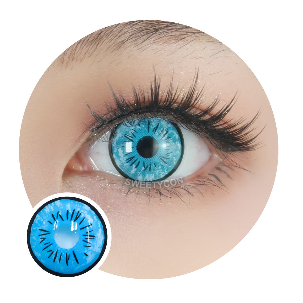 Sweety UV Glow Anime Satoru (1 lens/pack)-UV Contacts-UNIQSO UK