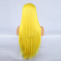 Tempting Yellow Front Lace Long Bangs-Lace Front Wig-UNIQSO UK