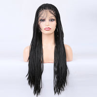 True Glam Braided Front Lace Wig-Lace Front Wig-UNIQSO UK