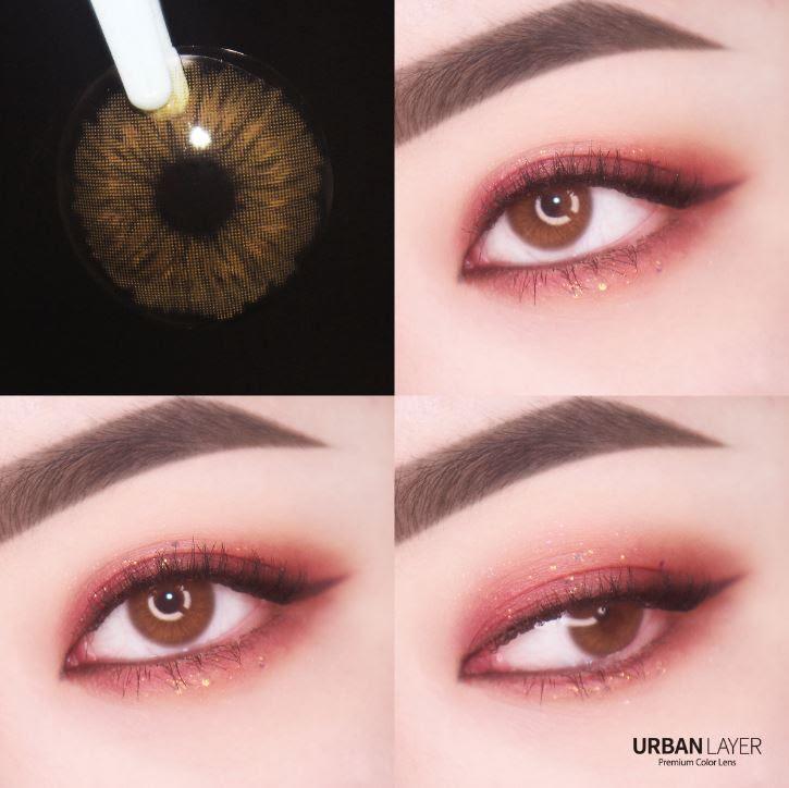 Urban Layer Aurora Brown (1 lens/pack)-Colored Contacts-UNIQSO UK
