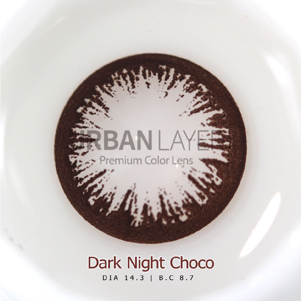 Urban Layer Dark Night Choco (1 lens/pack)-Colored Contacts-UNIQSO UK