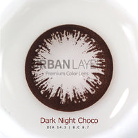 Urban Layer Dark Night Choco (1 lens/pack)-Colored Contacts-UNIQSO UK