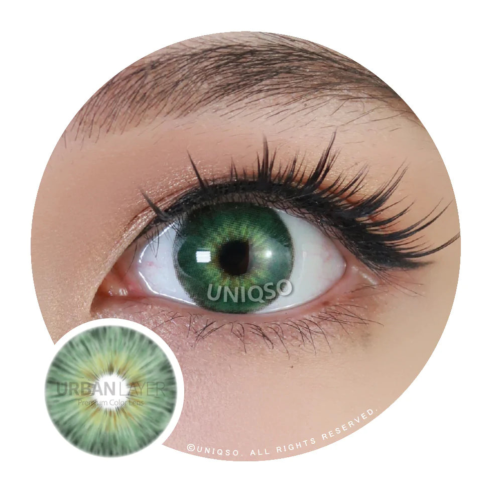 Urban Layer Jolie Green (1 lens/pack)-Colored Contacts-UNIQSO UK