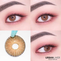 Urban Layer New York Brown - NEW (1 lens/pack)-Colored Contacts-UNIQSO UK