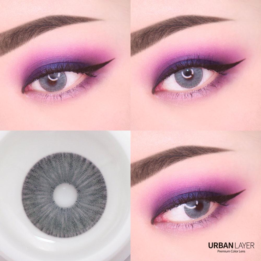Urban Layer New York Grey - NEW (1 lens/pack)-Colored Contacts-UNIQSO UK