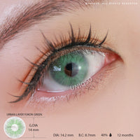 Urban Layer Yukon Green (1 lens/pack)-Colored Contacts-UNIQSO UK