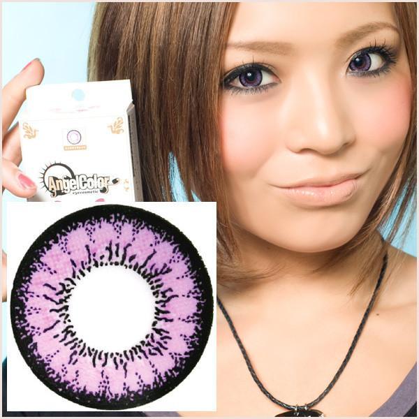 Western Eyes Angel Violet (1 lens/pack)-Colored Contacts-UNIQSO UK