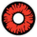 Western Eyes Crazy Red Zombie (1 lens/pack)-Crazy Contacts-UNIQSO UK