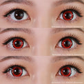 Western Eyes Dolly+ Red (1 lens/pack)-Colored Contacts-UNIQSO UK