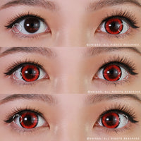 Western Eyes Dolly+ Red (1 lens/pack)-Colored Contacts-UNIQSO UK