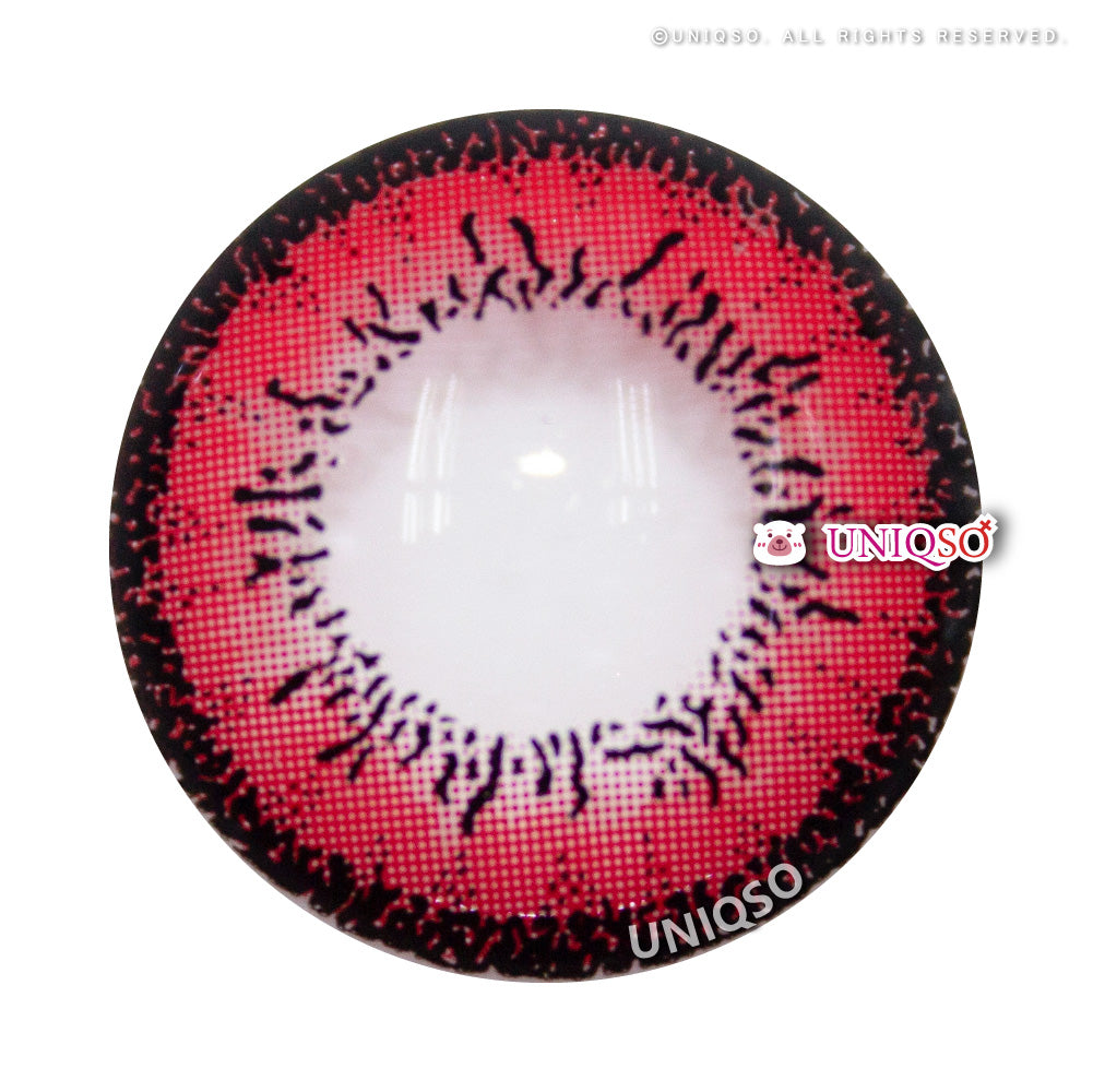 Western Eyes Dolly+ Red (1 lens/pack)-Colored Contacts-UNIQSO UK