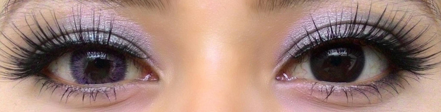 Western Eyes Hybrid Violet (1 lens/pack)-Colored Contacts-UNIQSO UK