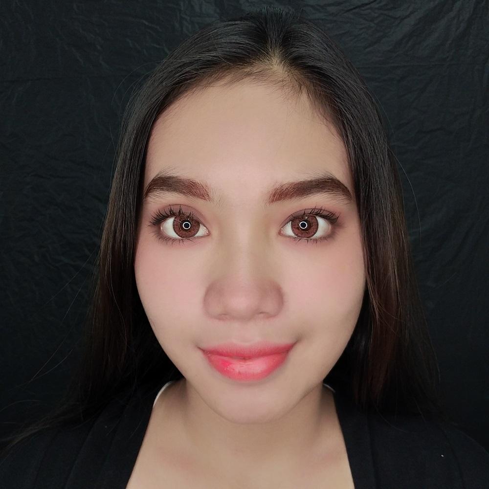 Western Eyes Puffy 3 Tones Hazel (1 lens/pack)-Colored Contacts-UNIQSO UK
