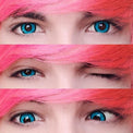 Western Eyes Twilight Blue (1 lens/pack)-Colored Contacts-UNIQSO UK