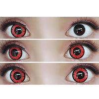 Western Eyes Twilight Red (1 lens/pack)-Colored Contacts-UNIQSO UK