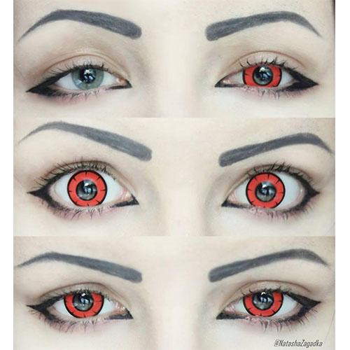 Western Eyes Twilight Red (1 lens/pack)-Colored Contacts-UNIQSO UK