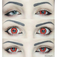 Western Eyes Twilight Red (1 lens/pack)-Colored Contacts-UNIQSO UK