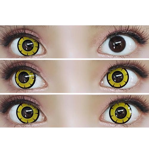 Western Eyes Twilight Yellow (1 lens/pack)-Colored Contacts-UNIQSO UK