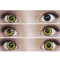Western Eyes Twilight Yellow (1 lens/pack)-Colored Contacts-UNIQSO UK