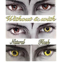 Western Eyes Twilight Yellow (1 lens/pack)-Colored Contacts-UNIQSO UK