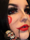 Sweety Mini Sclera Lens Red Ghouls-Mini Sclera Contacts-UNIQSO