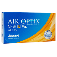 Air Optix Night & Day (3 lenses/pack)-Clear Contacts-UNIQSO