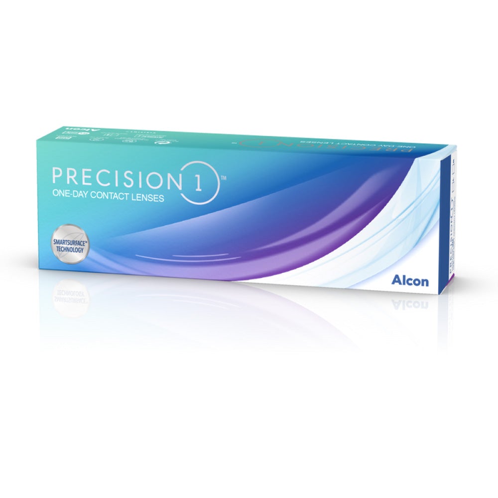 Alcon - Precision 1 (30 lenses/pack)-Clear Contacts-UNIQSO