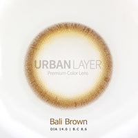 Urban Layer Bali Brown (1 lens/pack) [Exp: 12/2026]-Colored Contacts-UNIQSO