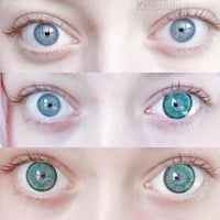 Western Eyes Nudy Green (1 lens/pack)-Colored Contacts-UNIQSO