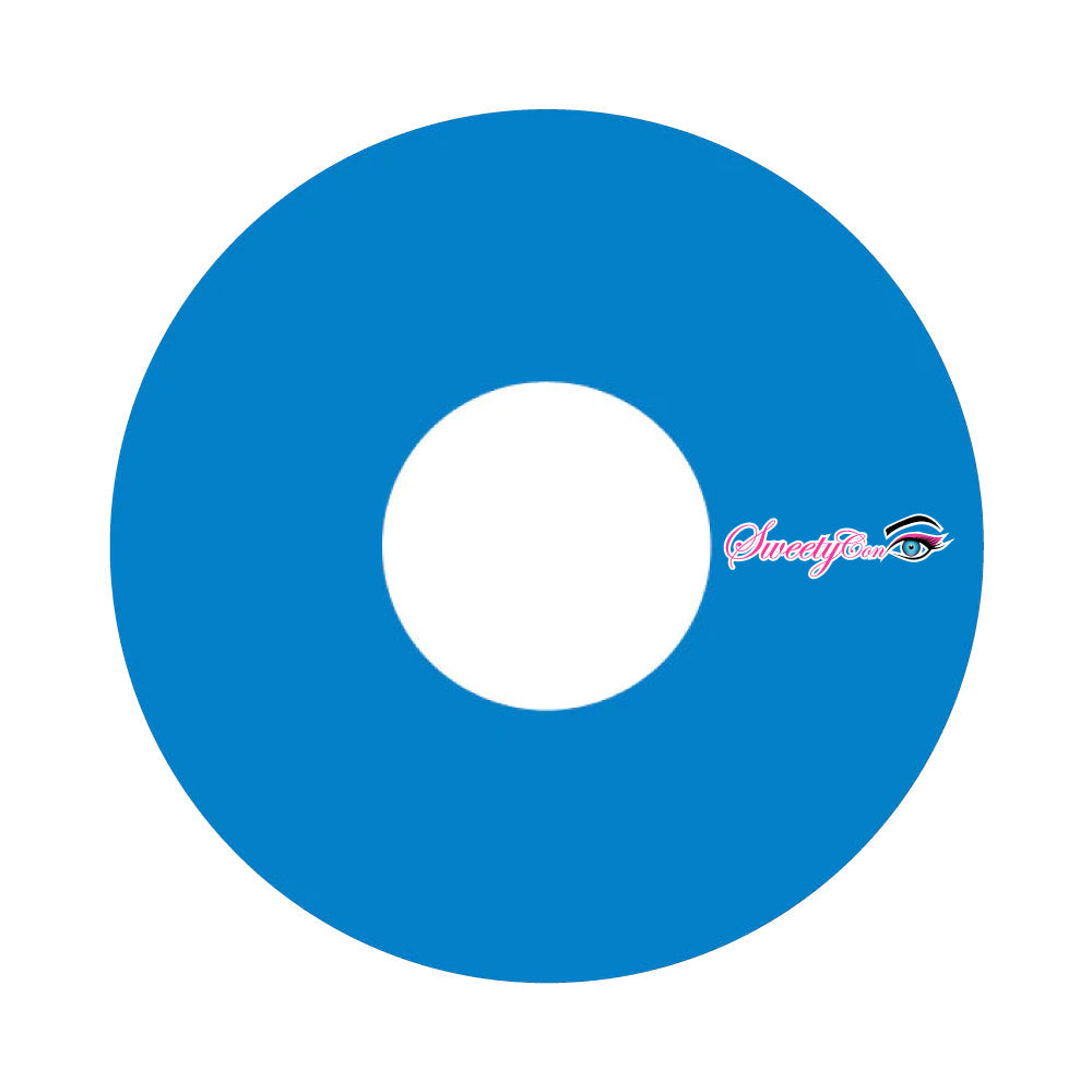 Sweety Crazy UV Glow Blue (1 lens/pack)-UV Contacts-UNIQSO