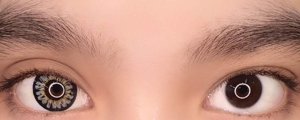Sweety Chrysanthemum Grey (1 lens/pack)-Colored Contacts-UNIQSO