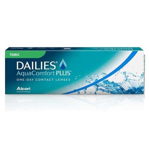 Dailies Aqua Comfort Plus Toric (30 lenses/pack)-Clear Contacts-UNIQSO
