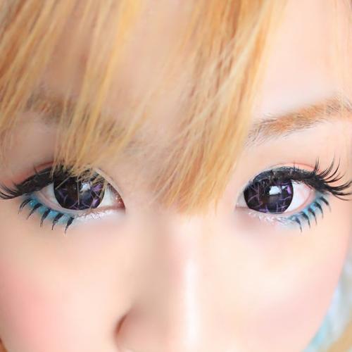 Kimchi Flora Violet (1 lens/pack)-Colored Contacts-UNIQSO