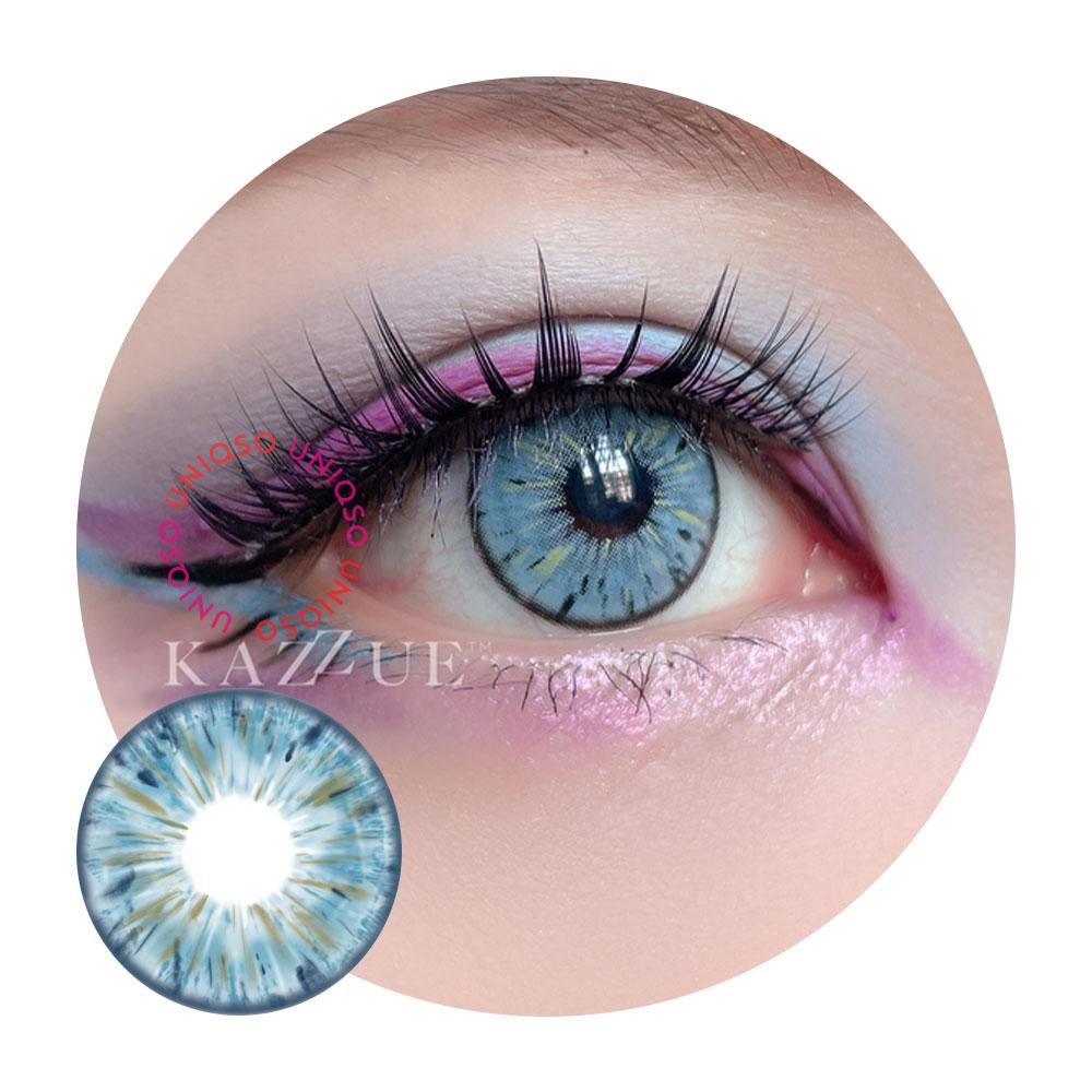 Kazzue Legacy Blue (1 lens/pack)-Colored Contacts-UNIQSO