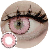 Sweety Lucky Girl Pink (1 lens/pack)-Colored Contacts-UNIQSO