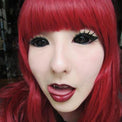 Phantasee Black Sclera Contacts Sabretooth/Blackout/Black (2 lenses/pack)-Sclera Contacts-UNIQSO