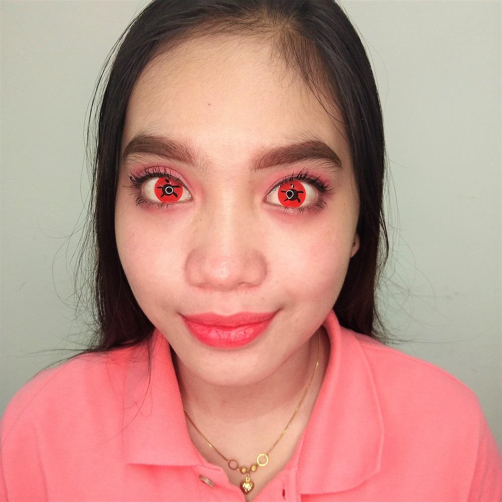Sweety Crazy Evil Calligraphy (1 lens/pack)-Crazy Contacts-UNIQSO