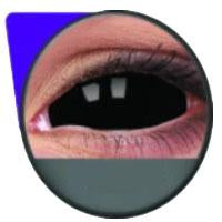 Sweety Black Sclera Contacts Sabretooth/Blackout/Black with Prescription-Sclera Contacts-UNIQSO