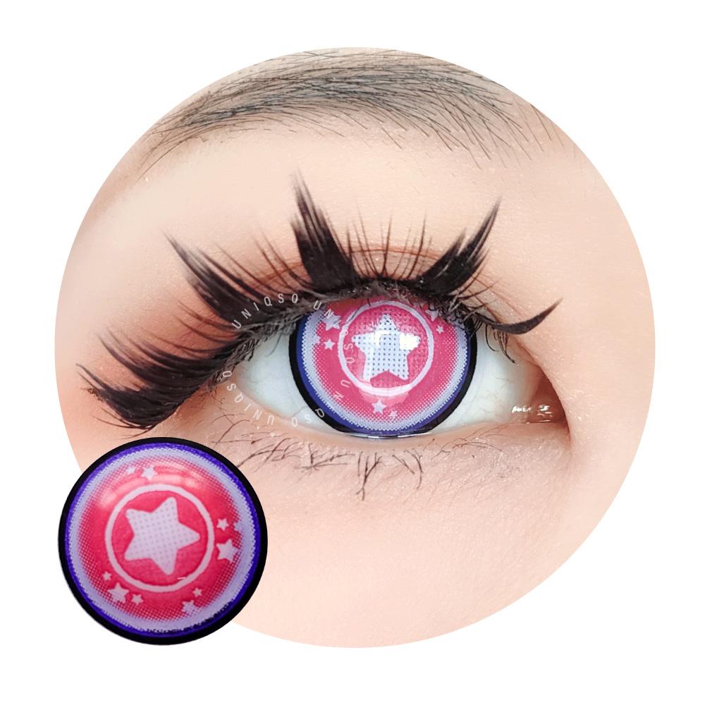 Anime E-Girl by KleinerPixel (1 lens/pack)-Colored Contacts-UNIQSO